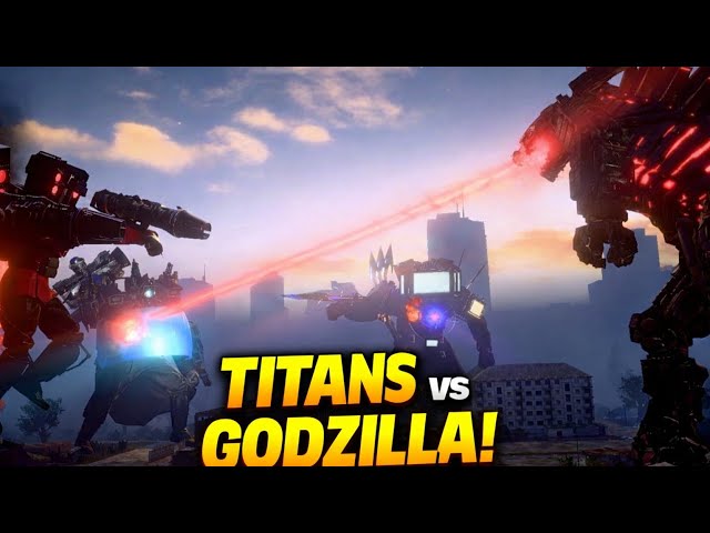 Titan trio vs Mechagodzilla