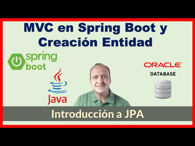 #3 Introducción a JPA. MVC en Spring Boot y Creación Entidad