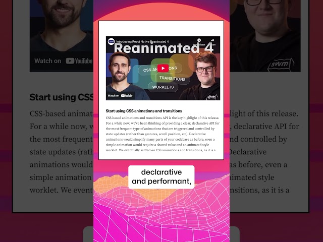 What's new in Reanimated 4 for React Native?