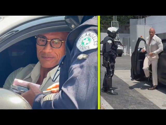 The Rock Gets Pulled Over! Why Dwayne Johnson Snagged a Ticket