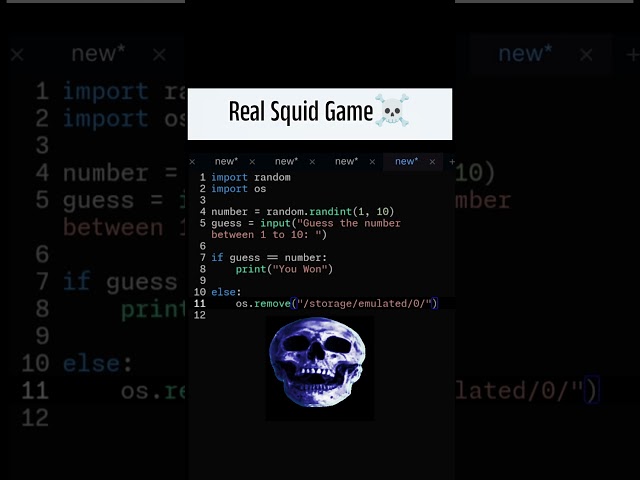 Real Squid Game#ai #python #coding #ml