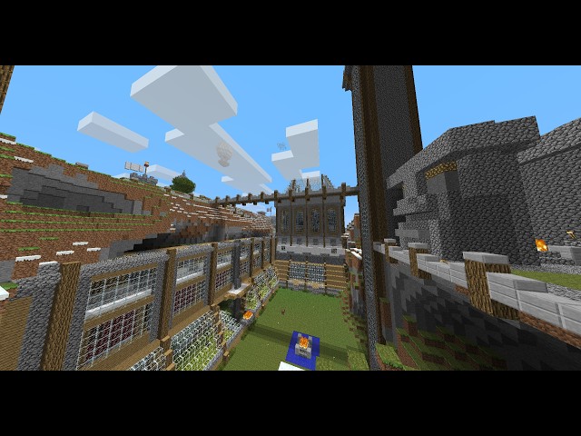 Minecraft Alpha Multiplayer City Tour
