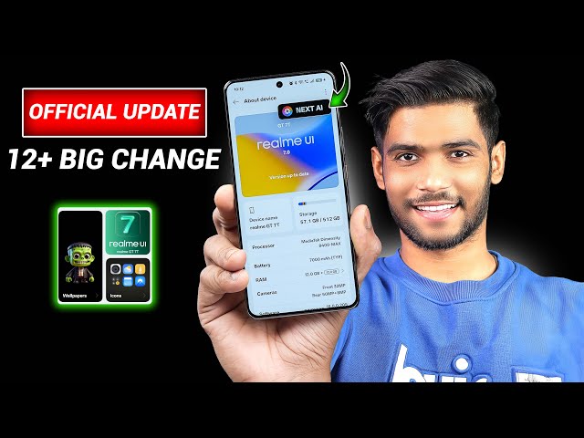 OFFICIAL Realme Ui 7.0 Update Full Changelogo | Realme UI 7.0 New Update