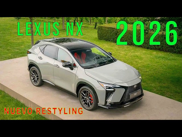 THE 2026 LEXUS NX MEANS BUSINESS: MORE ELECTRIC, MORE REFINED, AND 100 KM OF RANGE