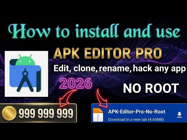 How to Install and Use APK Editor Pro on Android | Full Tutorial 2026 (No Root)