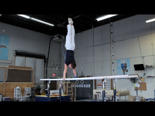 How to Do a Parallel Bars Routine | Gymnastics Lessons