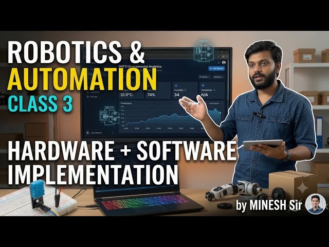 Robotics and Automation part 3 | Hardware & Software Implementation