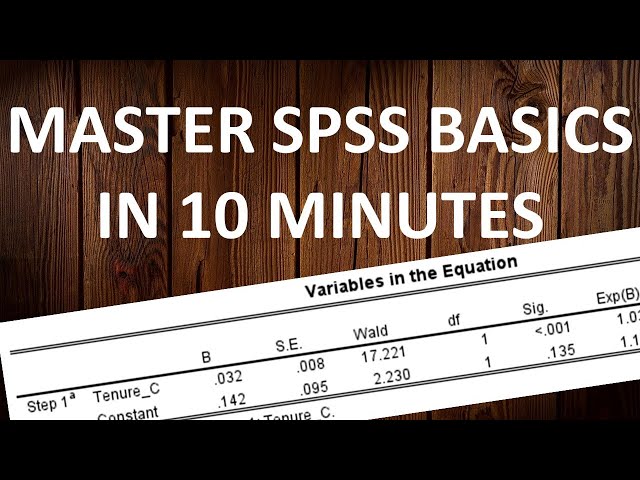 SPSS Tutorial: 10-Minute Guide for Beginners