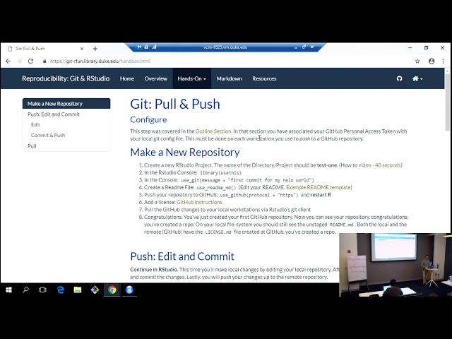 Version Control:  Git, GitHub & RStudio