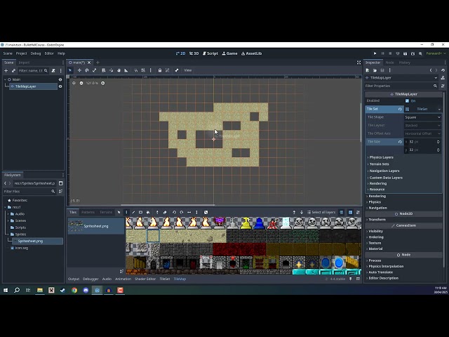 04 Tilemap | Free Course | Design How to Make Game in Godot |