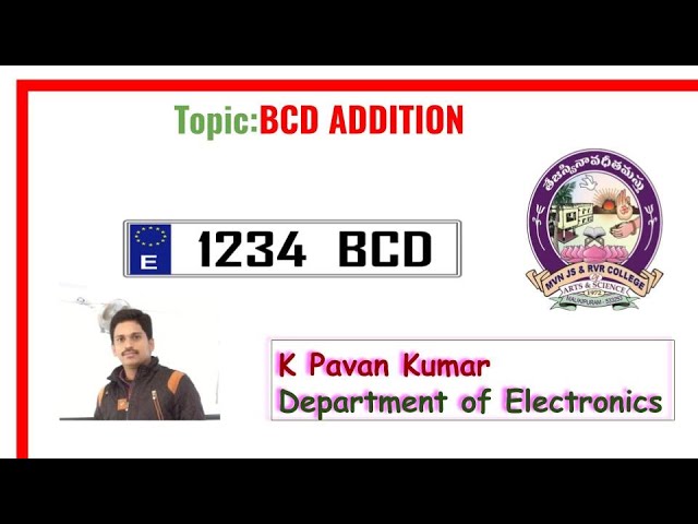 BCD CODE ADDITION