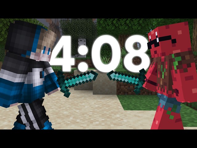 minecraft wr seed beaten in 4 minutes
