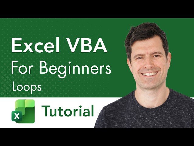 Excel VBA for Beginners - Loops Tutorial