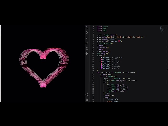 Watch Python turn Code into Art!✨