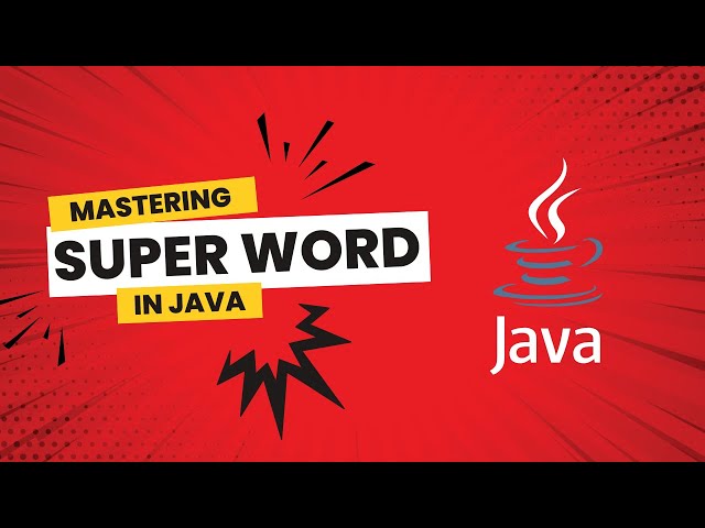 Mastering super in Java! 🔥 | Calling Constructors Explained