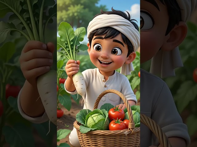 🌱 This Little Boy Grew Vegetables and Changed His Life! 🍅  #cartoon