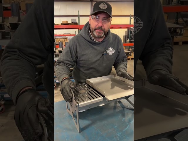 A portable charcoal grill for your next adventure #chiassonsmoke