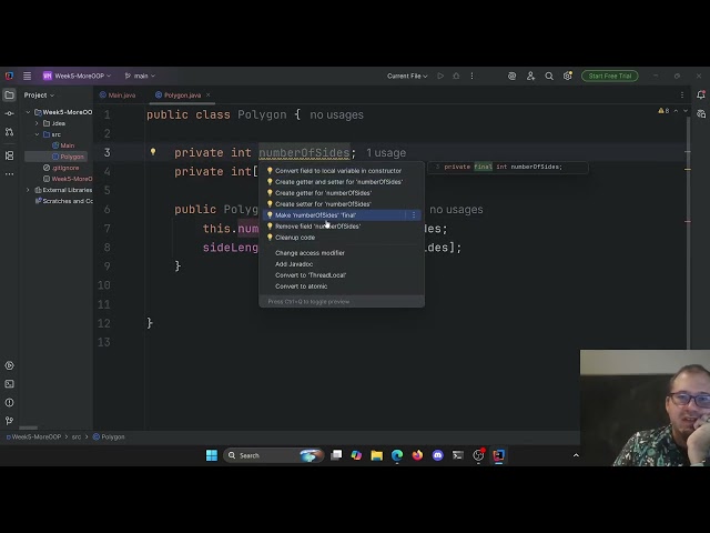 CIS 296 - Java Programming - Fall 2026 - Object Oriented Programming