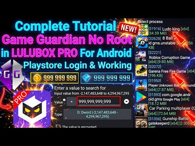 Game Guardian Tutorial in LuluBox Pro No Root For Androids | 2026