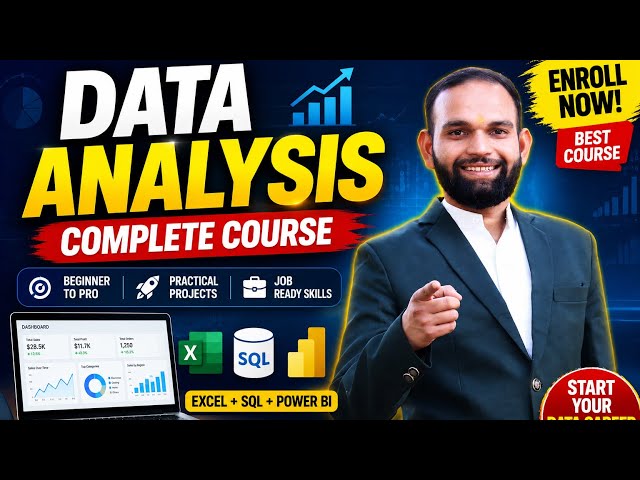 🚀 Data Analysis Course in Dewas | Excel + SQL + Python + Power BI | Times of Computer (TOC)