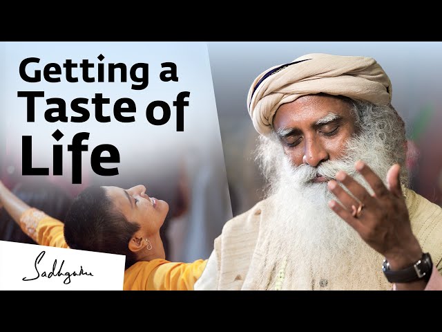 Getting a Taste of Life - Sadhguru