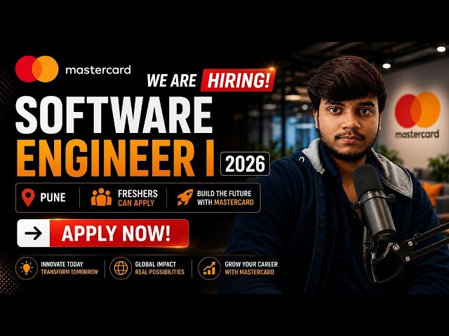 Mastercard Hiring Software Engineer I 2026 | Pune | Freshers Can Apply