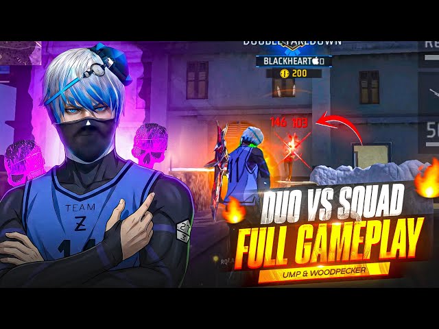 30 Kills 🔥Duo vs Squad 😱 BR-Rank Full Gameplay | iPhone 16 Pro Max 📱 | Free Fire MAX