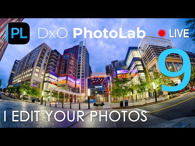 Learn Photo editing LIVE with DxO Photolab 9.9 - Send me your photos!