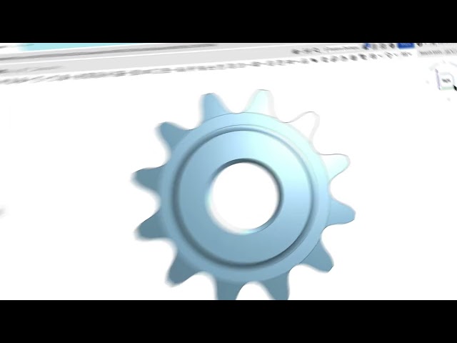 No. 35 Roller Chain Sprocket Created Entirely by AI in Onshape
