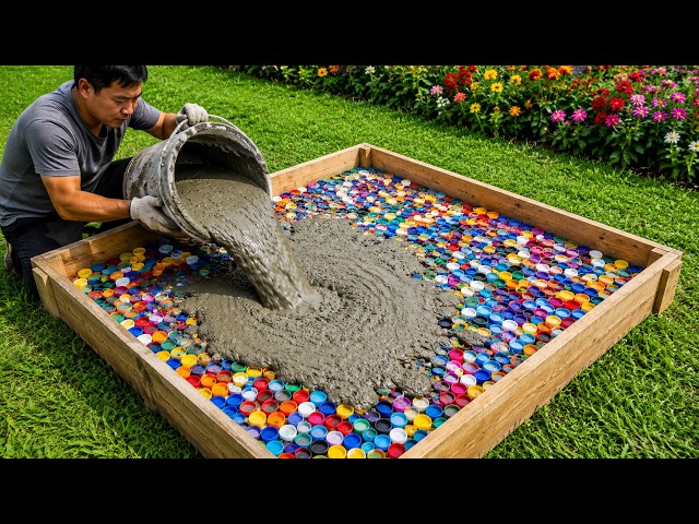 Genius DIY: Colorful Planter from Recycled Materials