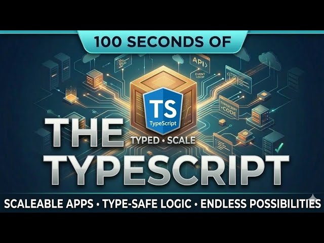 TypeScript in 100 Seconds | TypeScript Explained for Beginners | JavaScript Upgrade