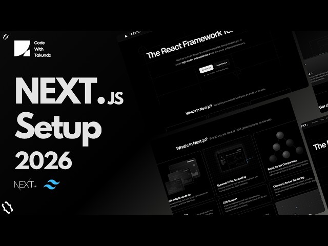 Next.js for Beginners | Setup Your First Next.js Project (Step-by-Step Guide)