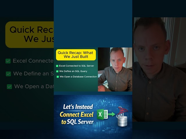 Stop Copy-Pasting SQL Data into Excel 👀 (Full Tutorial Friday)