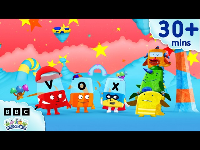 Super Saturday Morning Cartoons | Learn to Read and Spell for Kids Compilation | Alphablocks