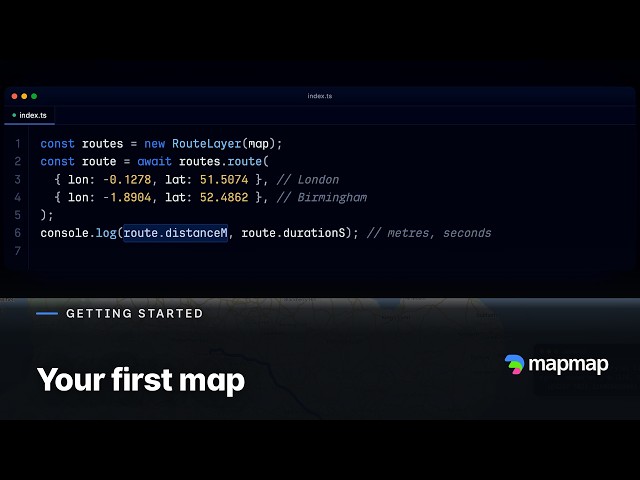 Your first map in 3 minutes