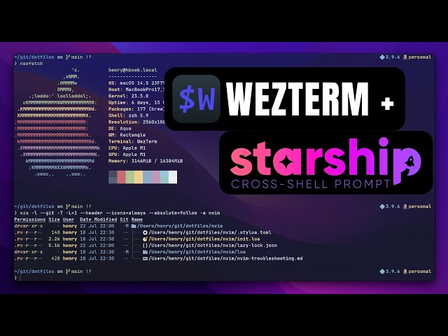 Make Your Mac Terminal Awesome: Easy WezTerm & Starship Setup