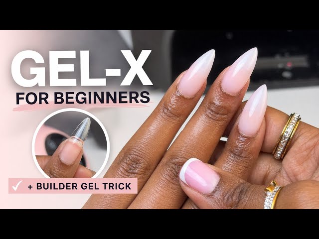BEGINNER GEL-X TUTORIAL 💅🏾 (Builder Gel Overlay That LASTS)