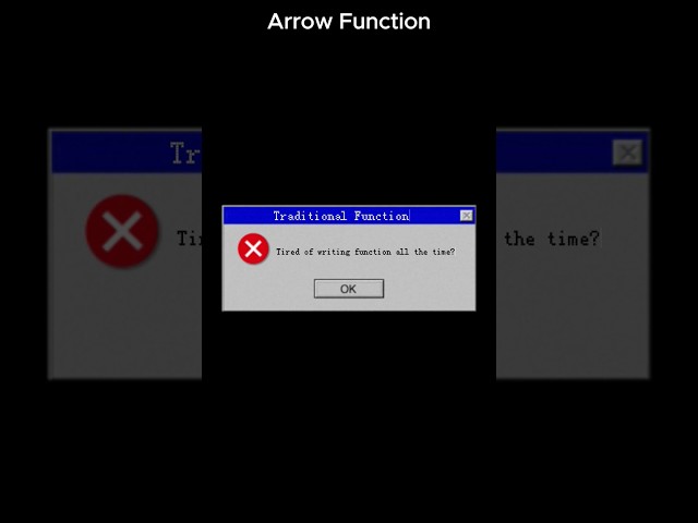 Ditch the function Word! Arrow Functions in JavaScript [EASY]