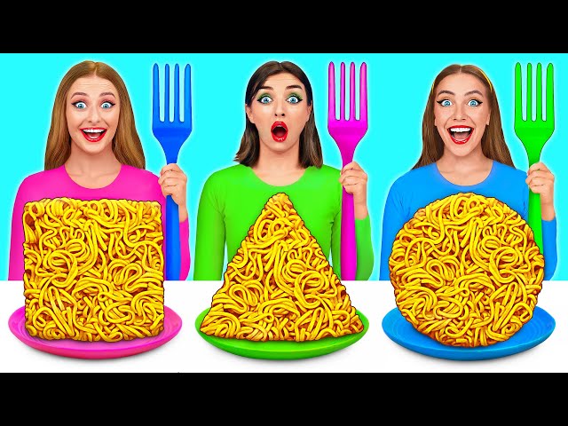 Geometric Shape Food Challenge | Crazy Challenge by Multi DO Food