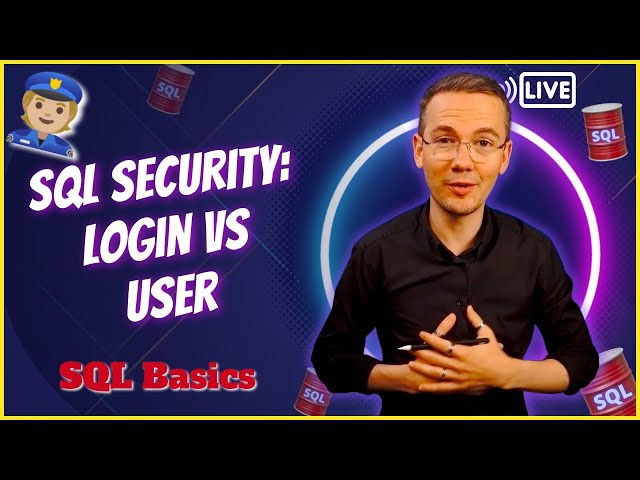🛢 SQL Server Security: LOGIN vs USER 🤯 Q&A: 2-minute SQL for #JuniorDBA