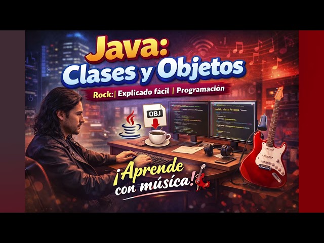 Java: Clases y Objetos | Rock | Explicado fácil | Programación · Aprende con música 🎸