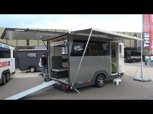 The CUBER mini caravan 2022 for motorcycle