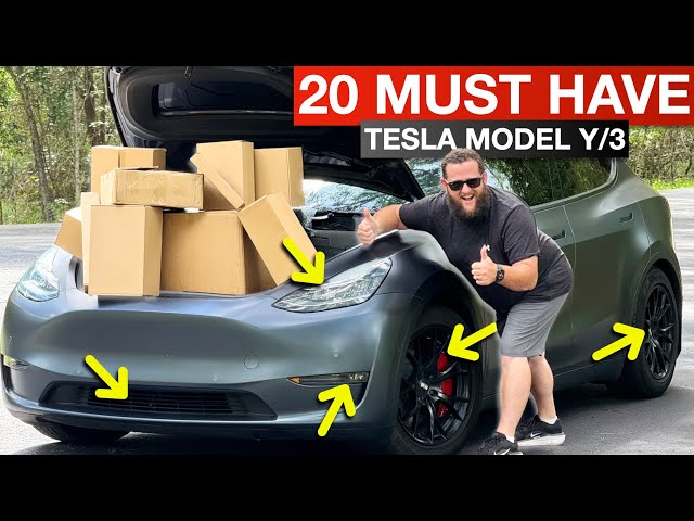 20 Must-Have Tesla Model Y and Model 3 Accessories You Didn't Know You Needed!
