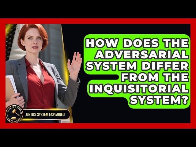 How Does the Adversarial System Differ From the Inquisitorial System? | Justice System Explained