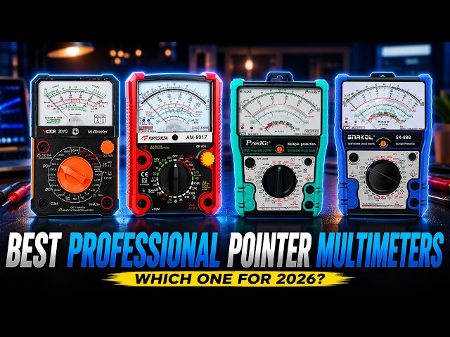 TOP 5 BEST Professional Pointer Multimeters!