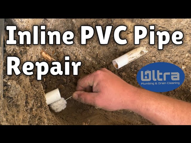 Have You Seen A Repair Done This Way? - Inline PVC Pipe Repair