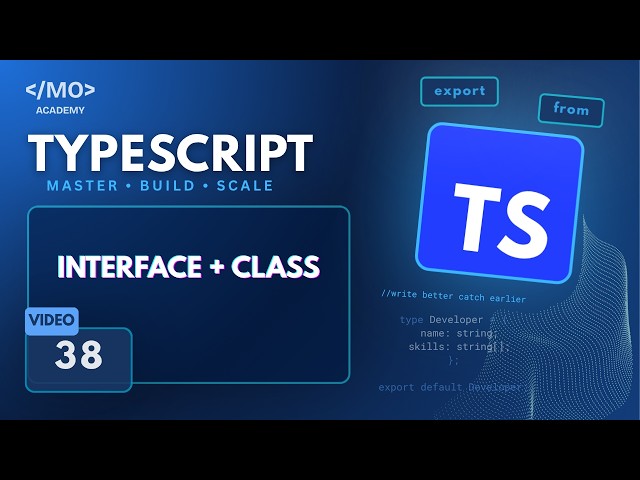 Implementing Interfaces in Classes in TypeScript 🚀 | implements Keyword Explained