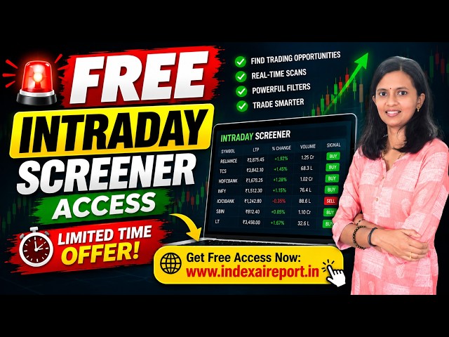 🚨 FREE Intraday Screener Access | Limited Time Offer!