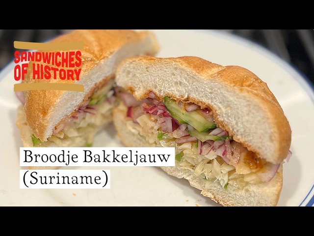 Broodje Bakkeljauw (Suriname) on Sandwiches of History⁣
