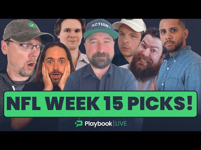 NFL Week 15 Picks, Player Props, & Parlays! | Action Playbook LIVE
